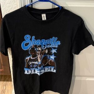 Gildan Black Mens with Blue Graphic